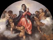 Andrea del Sarto, Details of the Assumption of the virgin